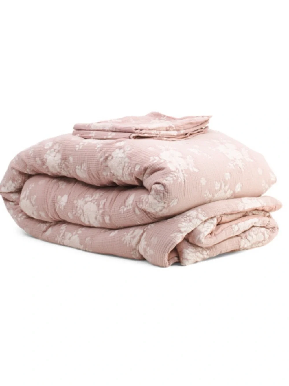 Texture Collection Floral 3-Piece Comforter Set
